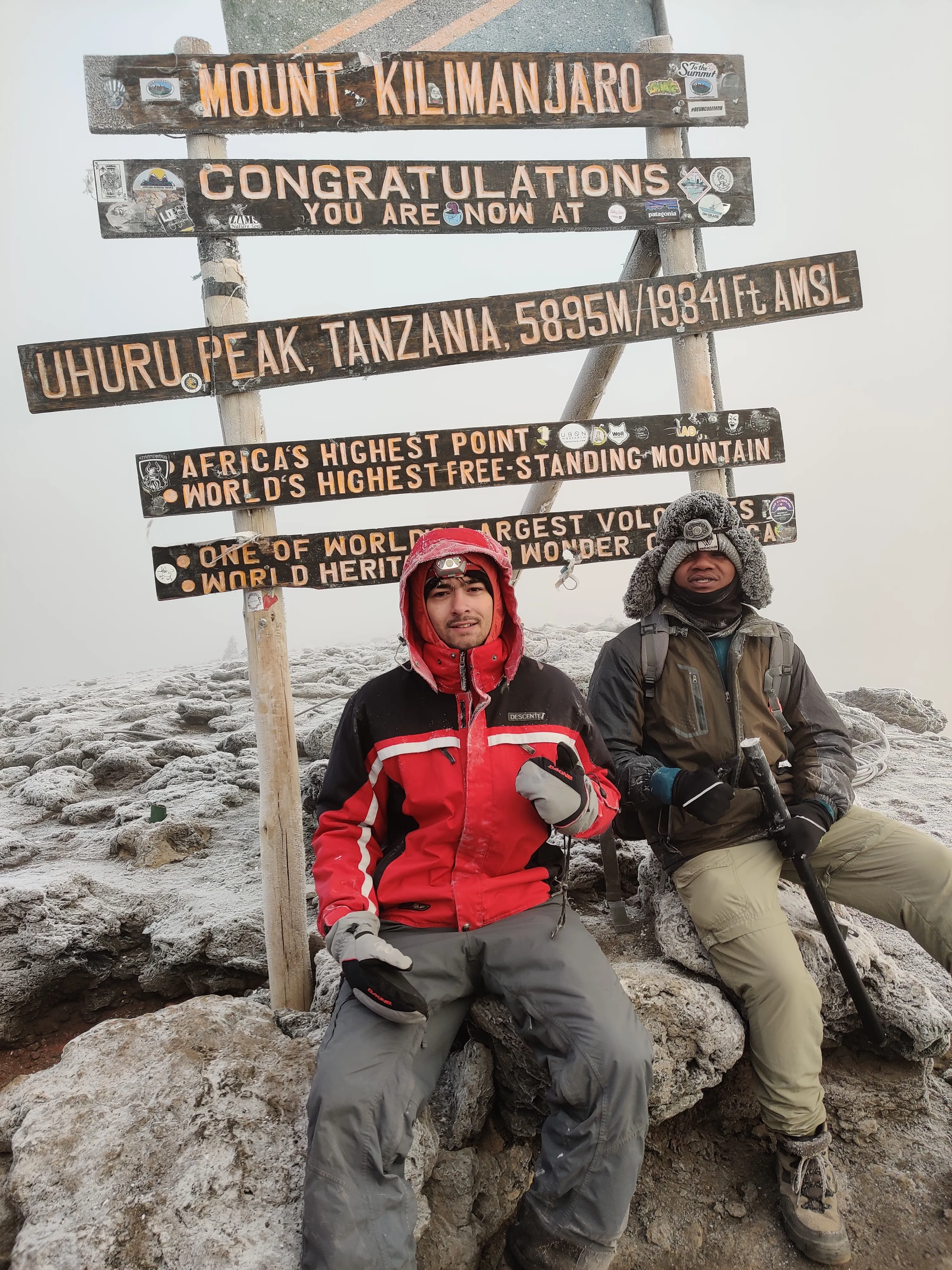 Photo at the Famous Summit Sign